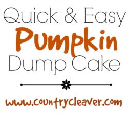 Collage for Pumpkin Dump Cake