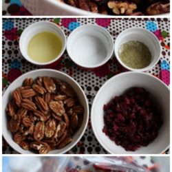 Rosemary Pecans and Cranberry Mix