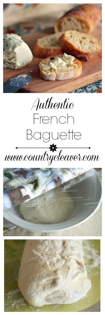 Authentic French Baguette - www.countrycleaver.com