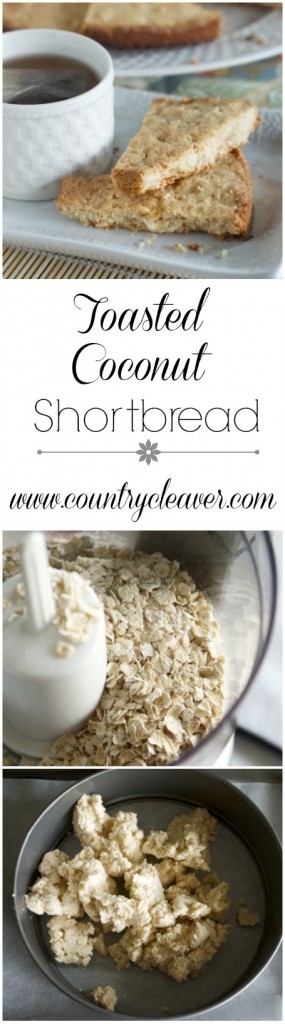 Toasted Coconut Shortbread - www.countrycleaver.com