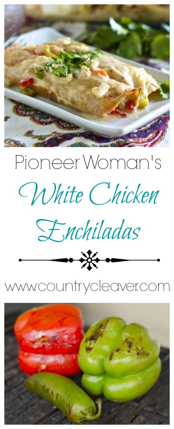 Pioneer Woman's White Chicken Enchiladas - Follow me cooking my way through PW's Cookbook! www.countrycleaver.com