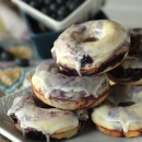 Blueberry Lemon Doughnuts - www.countrycleaver.com