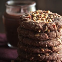 Chewy Nutella Cookies - www.countrycleaver.com