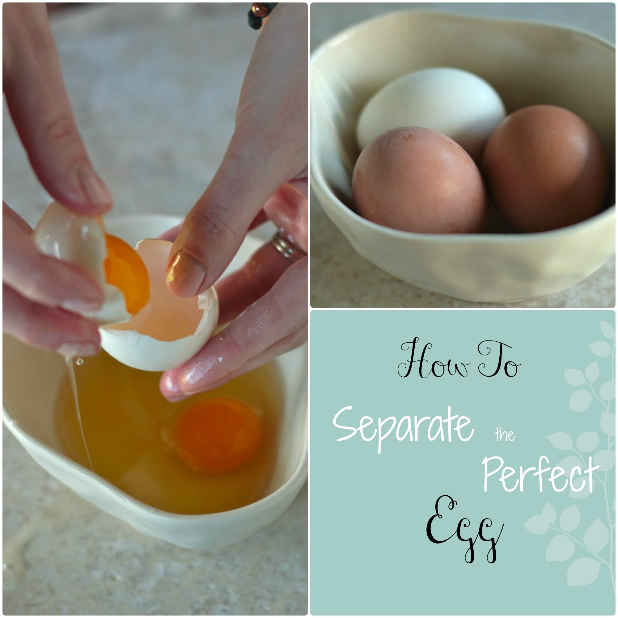 How to Crack and Separate the Perfect Egg - www.countrycleaver.com