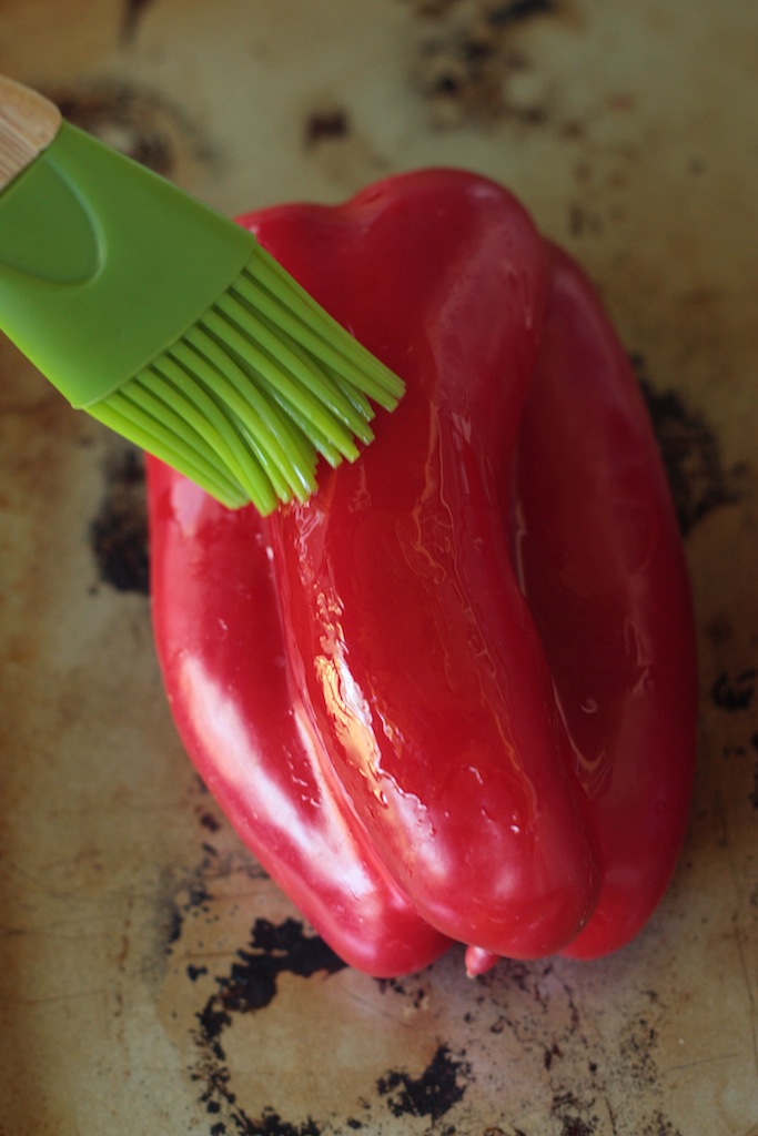 How To Roast Peppers - www.countrycleaver.com