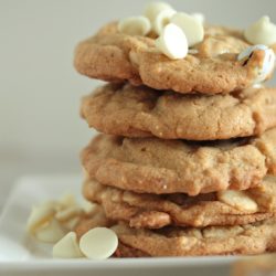 Coconut M&M White Chocolate Cookies - www.countrycleaver.com