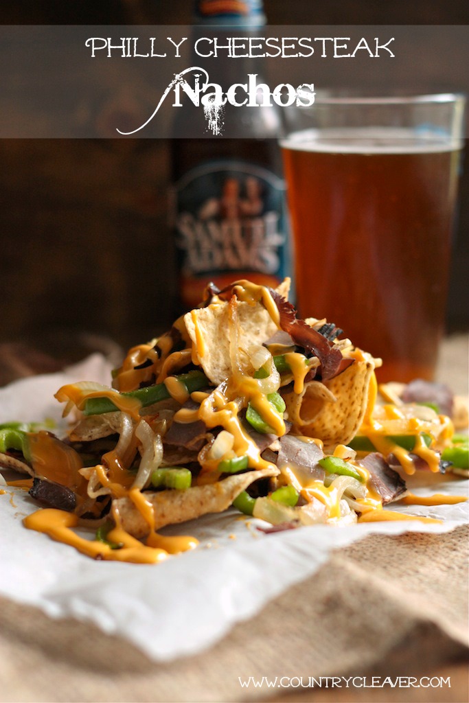 Philly Cheesesteak Nachos - www.countrycleaver.com