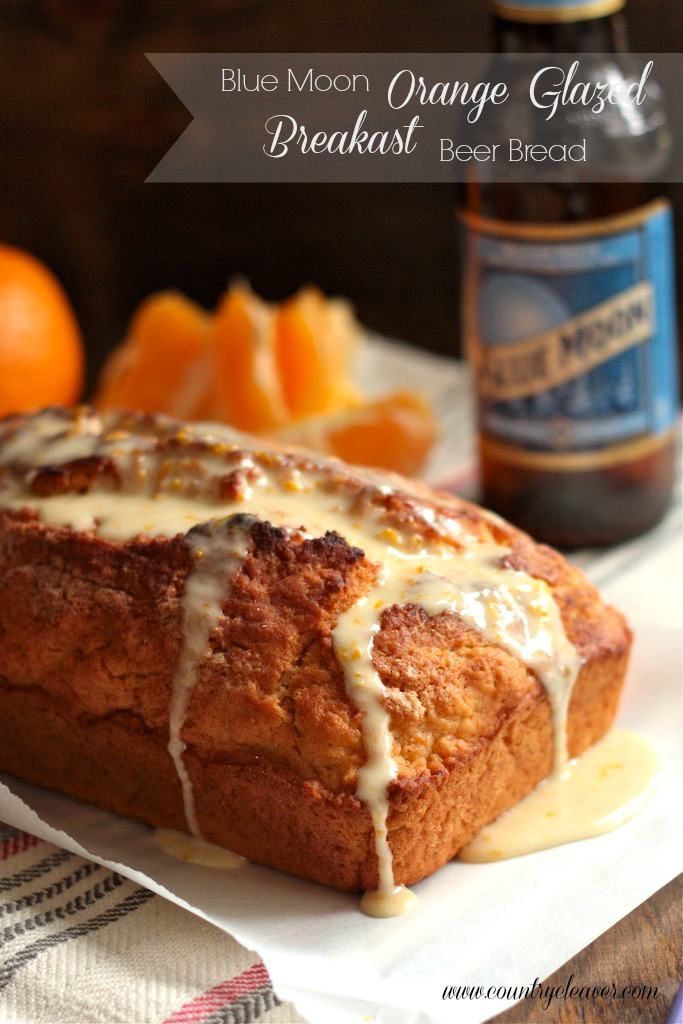 Blue Moon Orange Glazed Breakfast Beer Bread