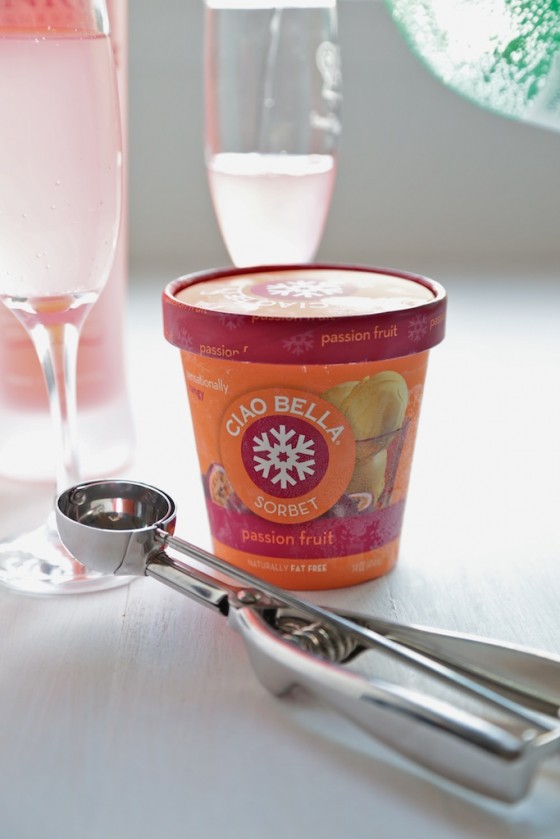 Passionfruit Sorbetlini - www.countrycleaver.com