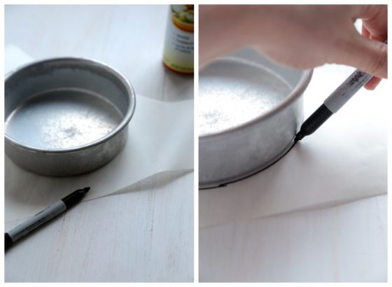 How to Prepare a Cake Pan - Two Ways - www.countrycleaver.com