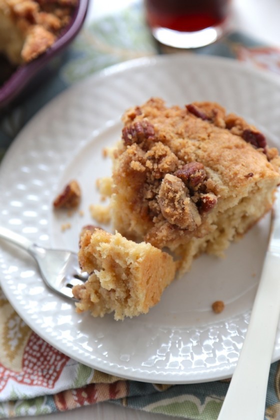 World's BEST Coffee Cake with Buttermilk Syrup - www.countrycleaver.com