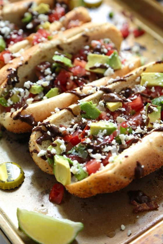 Mexican Mole Hot Dog - www.countrycleaver.com