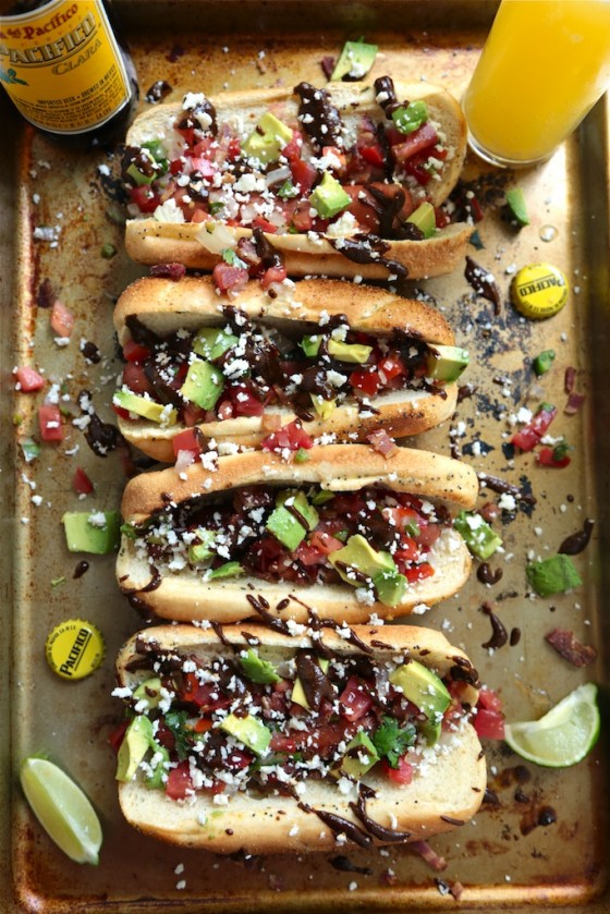 Mexican Mole Hot Dog - www.countrycleaver.com