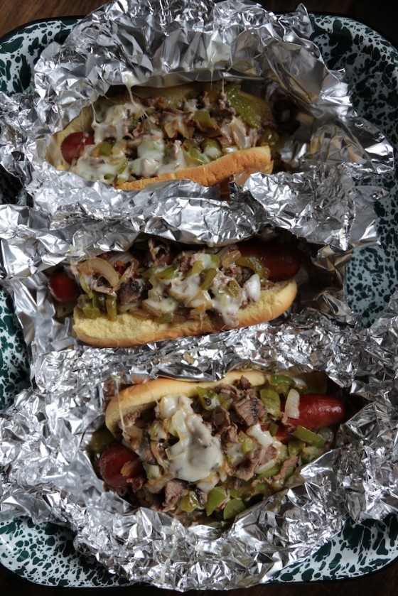 Philly Cheesesteak Hot Dog - www.countrycleaver.com