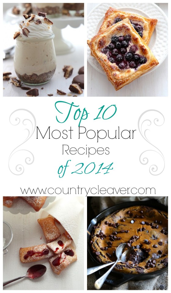 Top 10 Most Popular Recipes of 2014 - www.countrycleaver.com