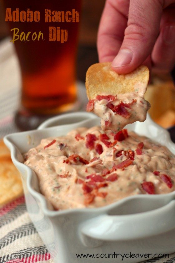 Bacon Ranch Adobo Dip - www.countrycleaver.com