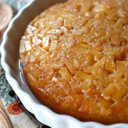 Lightened Up Pineapple Upside Down Cake - www.countrycleaver.com