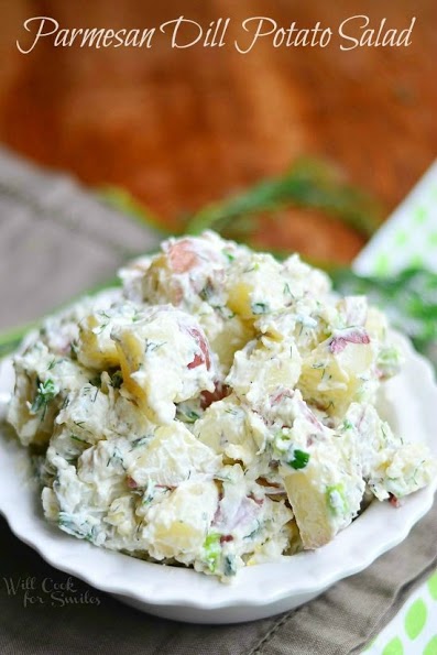 Parmesan Dill Potato Salad - Will Cook for Smiles