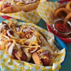 Peanut Butter Bacon Hot Dog - www.countrycleaver.com