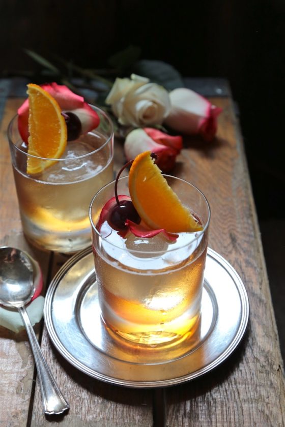 Rosewater Old Fashioned - www.countrycleaver.com