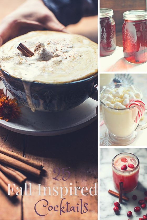 25 Fall Inspired Cocktails to Warm You up!! - www.countrycleaver.com