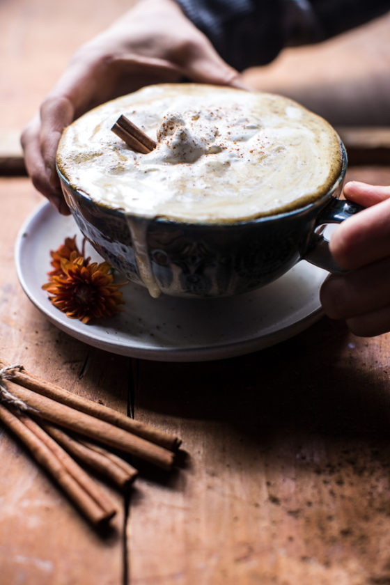 Coconut Pumpkin Spice Latte - 25 Cold Weather Inspired Cocktails to Keep You WARM!