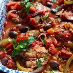 Vegetable Packed Chicken Cacciatore - www.countrycleaver.com
