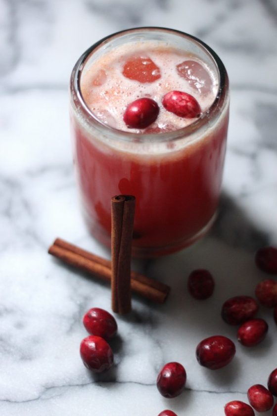 Cranberry Cinnamon Cocktail - 25 Cozy Weather Cocktails to Warm You Up!