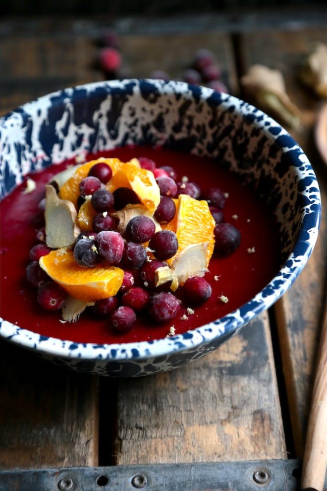 Ginger Orange Jellied Cranberry Sauce - So simple. make smooth right in your blender!! www.countrycleaver.com