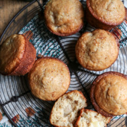 Cinnamon Pear Muffins - www.countrycleaver.com