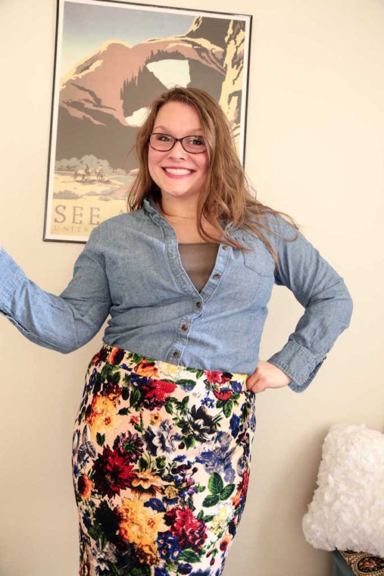 Stitch Fix Friday - Spring Edition - Find out if I kept it or left it! - Pixley Eve Floral Skirt