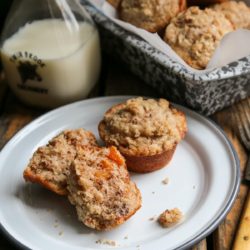 Apricot Pecan Streusel Muffins - A Perfect Way to start the day!!