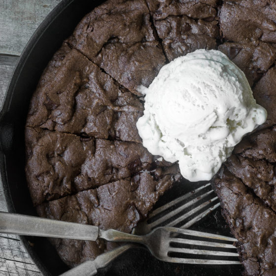 Double Chocolate Chip Skillet Cookie and 25 Other Insanely Delicious Cast Iron Desserts