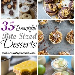 35 Beautiful Bite Sized Desserts! Perfect for every occasion!