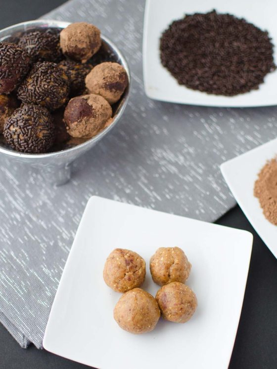 Chocolate Peanut Butter Truffles and 25 Bite Size Dessert Recipes for Every Occasion 