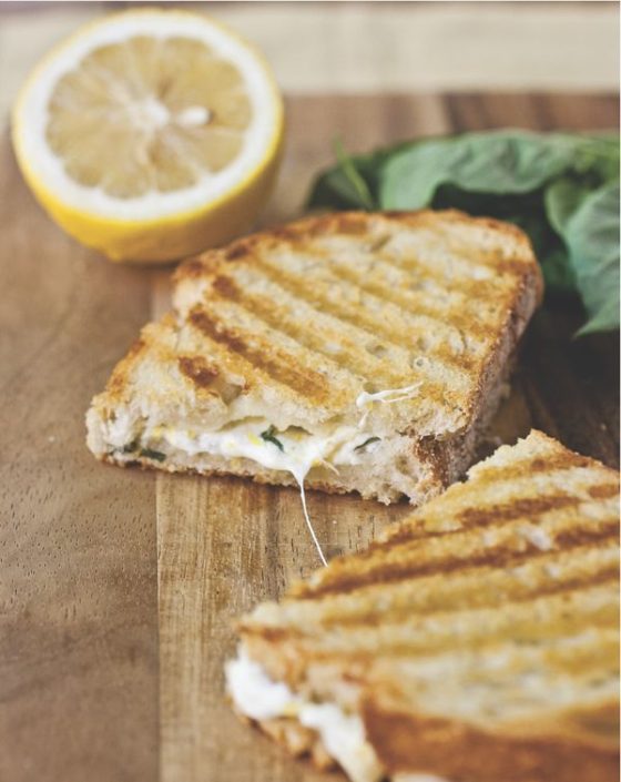 Lemon Basil Grilled Cheese Panini 25 Reasons Grilled Cheese is the Best Sandwhich Ever