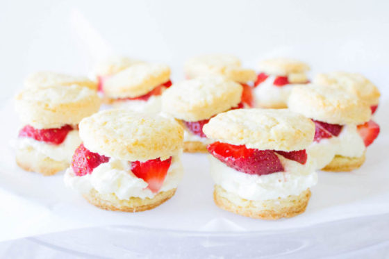 mini-strawberry-shortcakes-with-lemon-cream and 25 Bite Size Dessert Recipes for Every Occasion