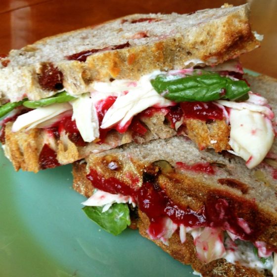 cranberry-basil-turkey-sandwhich-25-thanksgiving-turkey-leftover-ideas-you-have-to-try