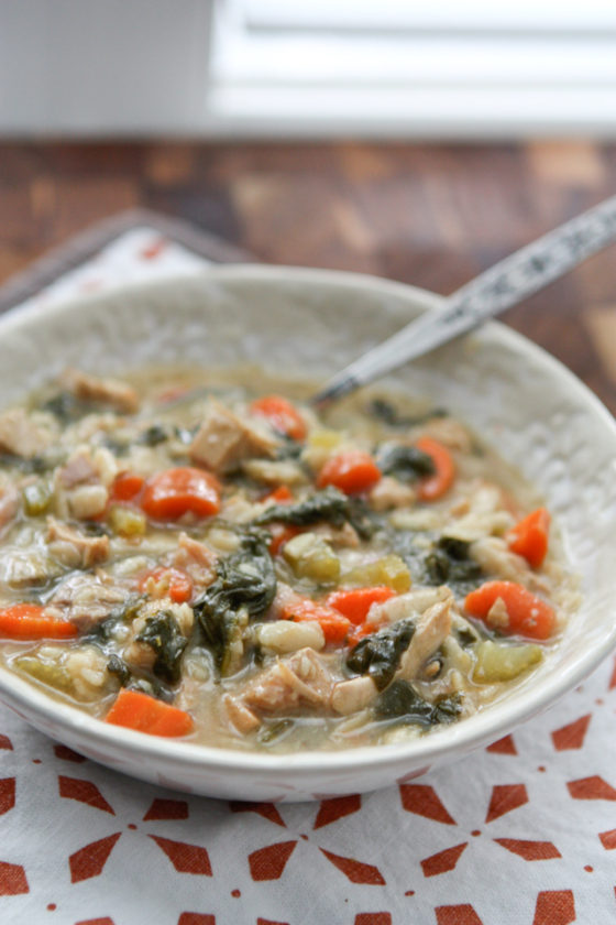 lemon-turkey-spinach-orzo-soup-25-thanksgiving-turkey-leftover-ideas-you-have-to-try