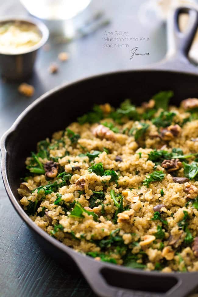 Kale-and-Quinoa-50 One Skillet Dinners