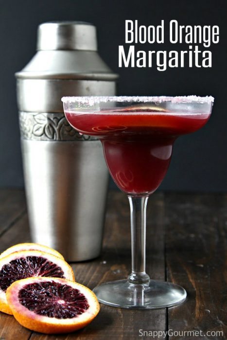 Blood-Orange-Margarita-Recipe-Snappy Gourmet - 25 Margaritas You Need in Your Life