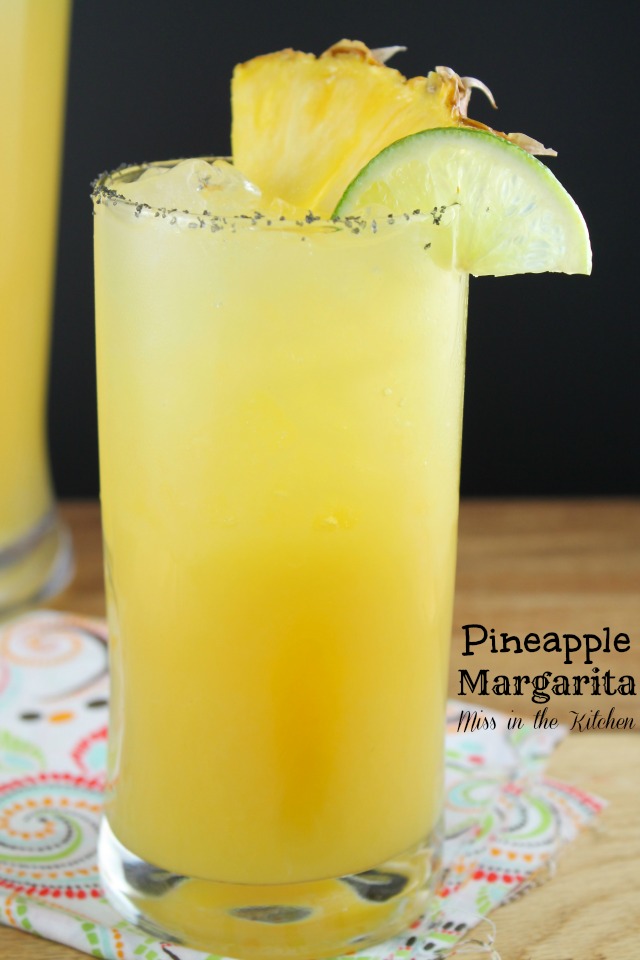 Miss in the Kitchen Pineapple-Margaritas- 25 Margaritas You Need in Your Life
