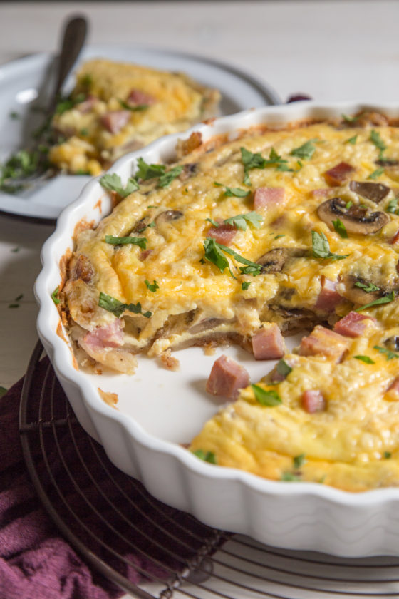 CC Ham and Cheese Quiche Freezer Friendly Meals