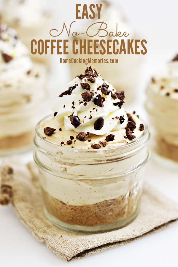 No Bake Coffee Cheesecakes and 25 MORE Epic Desserts in Jars