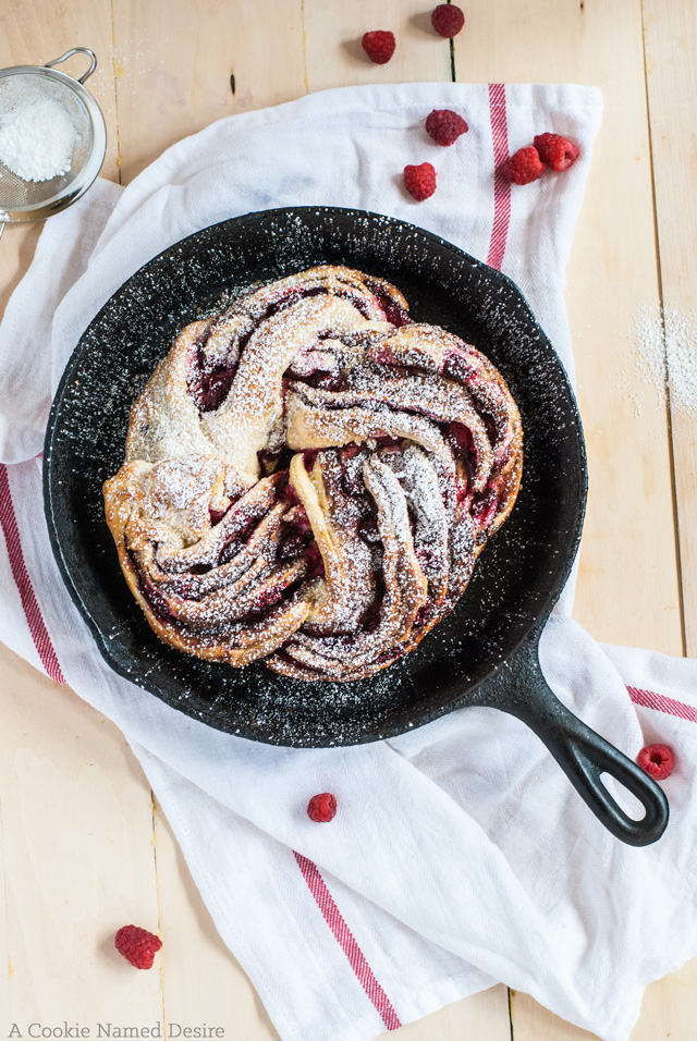 Nutella and Raspberry Swirl Bread - Cookie Named Desire