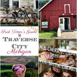 First Timer's Summer Travel Guide to Traverse City Michigan Ice Cream Barns Doughnuts and Shopping!